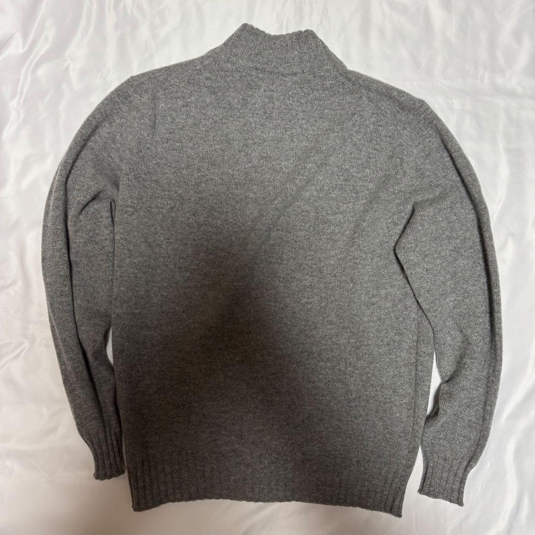 フィリッポ デ ローレンティス　7G カシミヤ混ウール フルジップニット