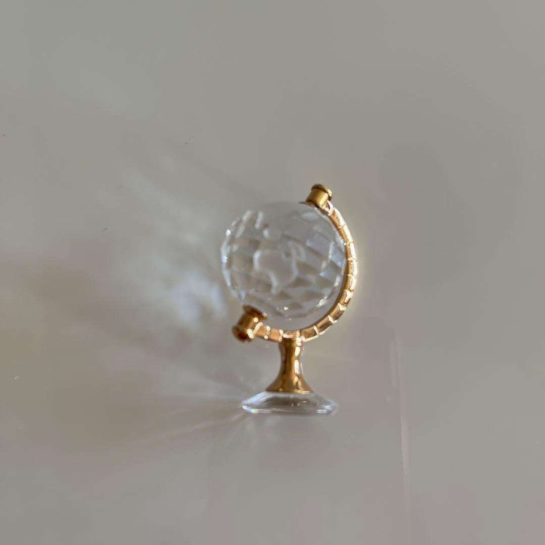 スワロフスキー Swarovski 2005年 廃盤品 『地球儀, Gold』