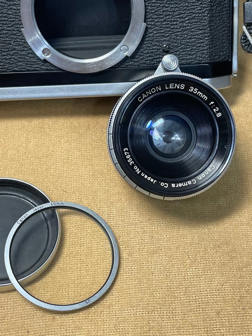 Canon7 フィルムカメラ+LENS 35mm F2.8 レンジファインダー
