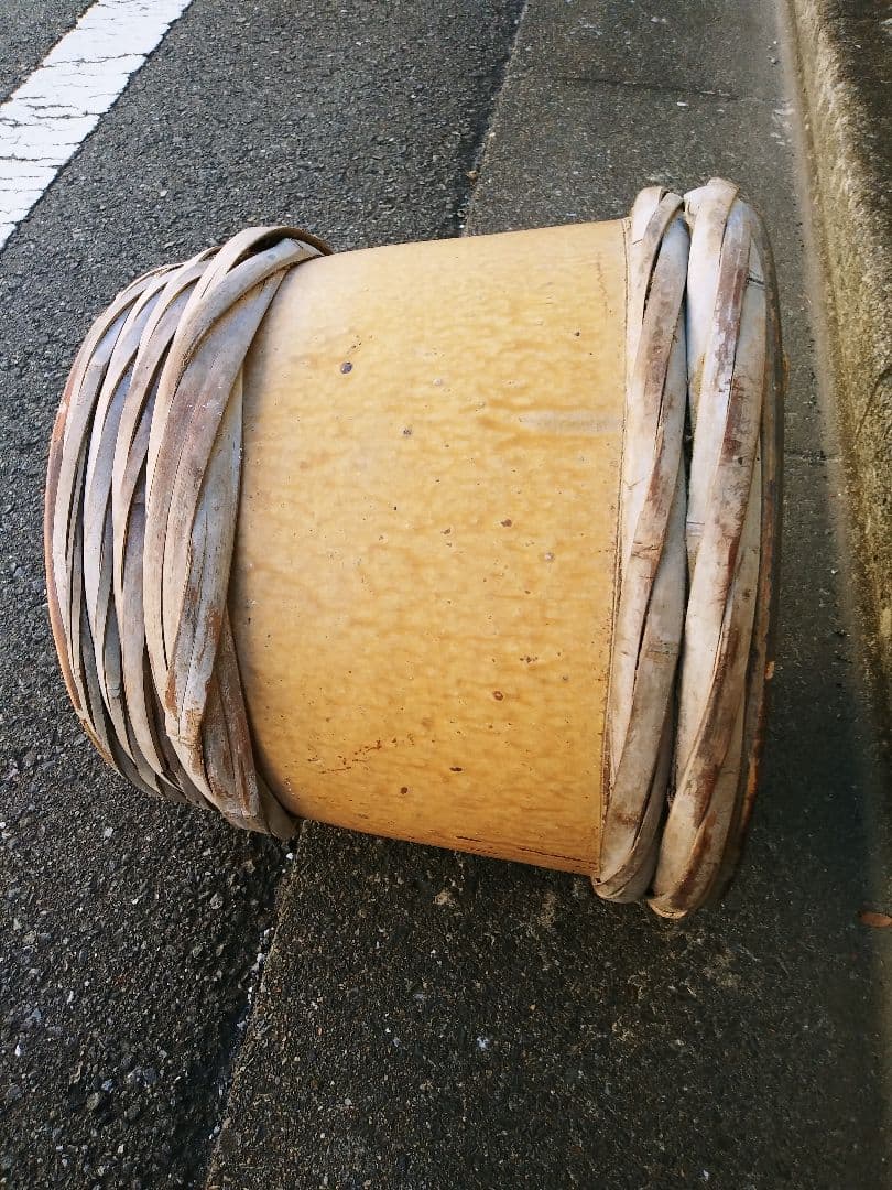 昭和レトロ　石樽　石カメ　樽　カメ　骨董カメ　陸軍　古樽　古カメ