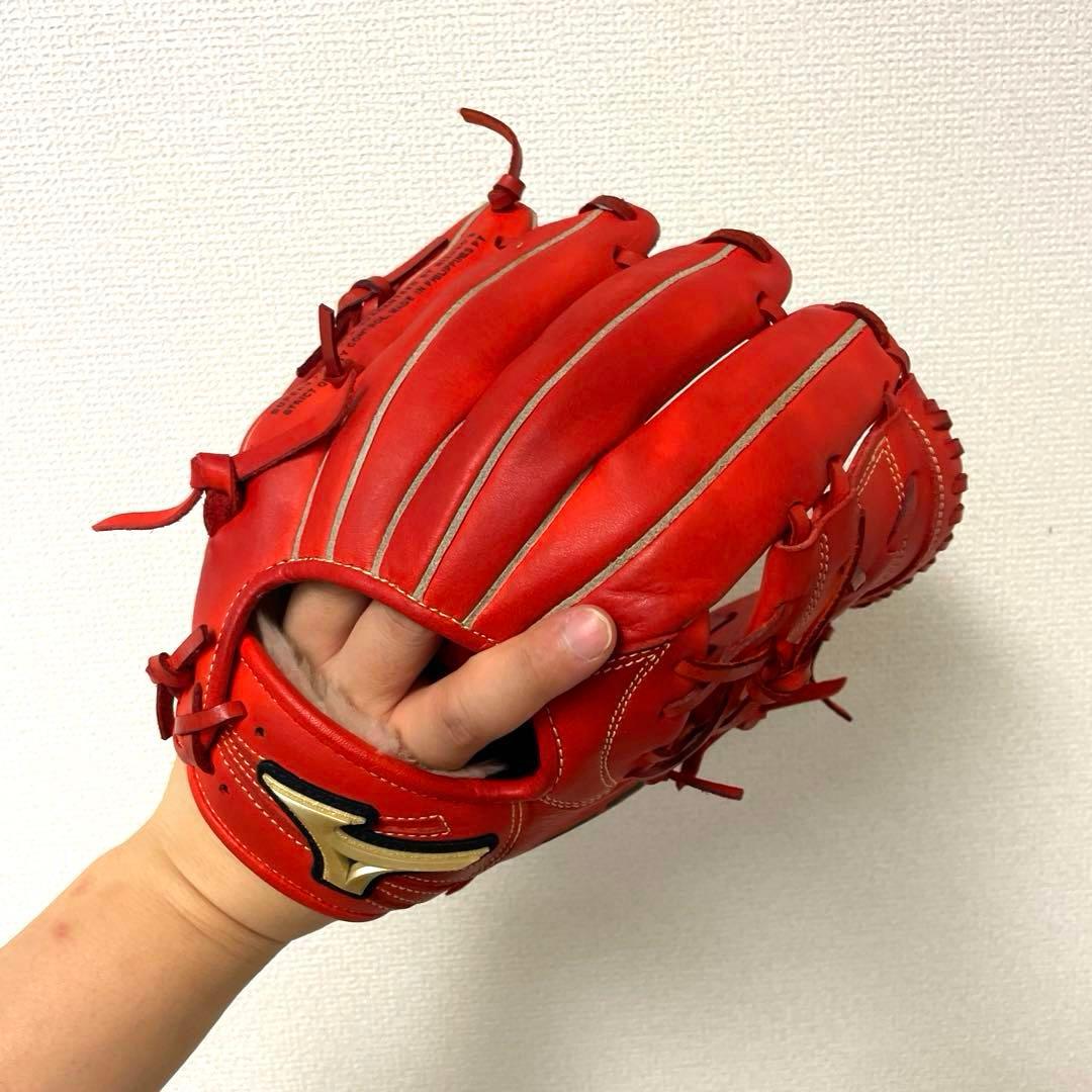 118 ミズノ グローバルエリート 極美品 即戦力 軟式少年 内野手用グローブ