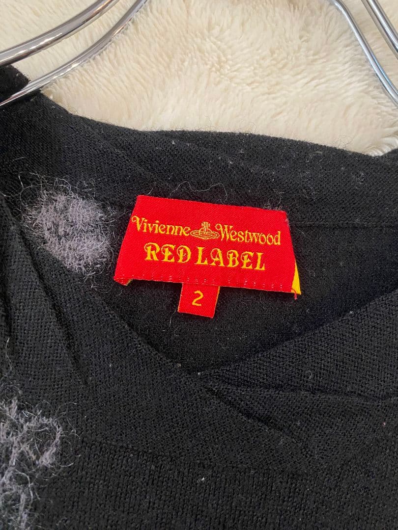 Vivienne Westwood RED LABEL オーブ柄ニットワンピース