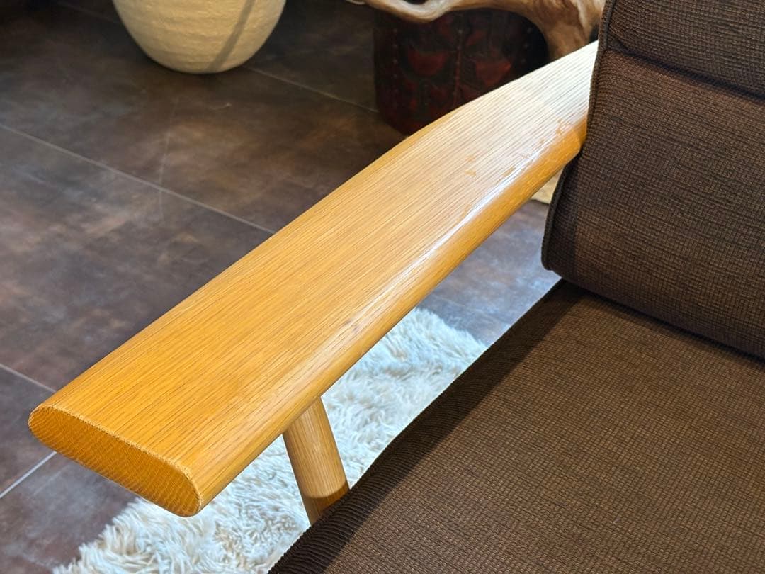 ①あっちゃん様HIDA カヤ KAYA 1Pソファ オーク無垢材 ラウンジ　NG