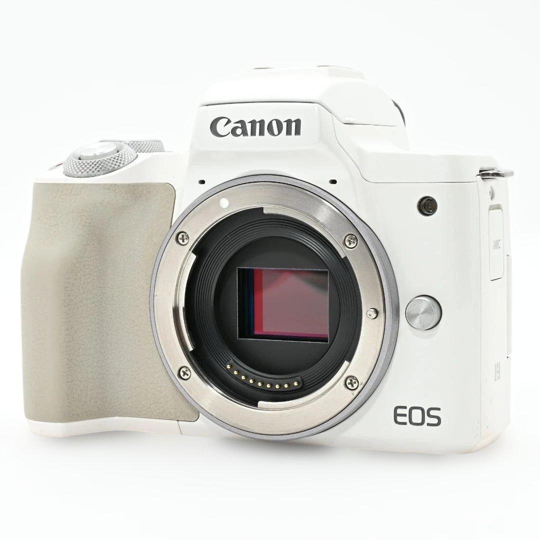 【美品】 Canon ミラーレス一眼カメラ EOS Kiss M ボディ