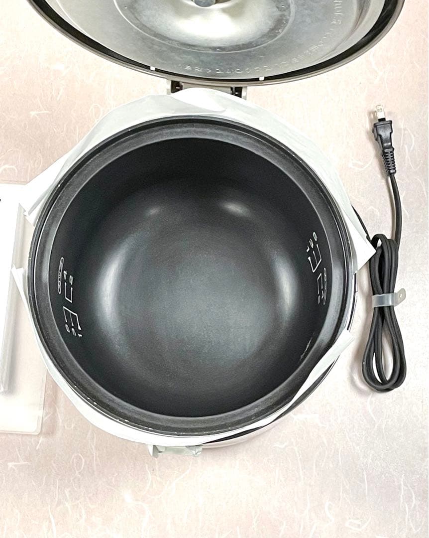 08740 （訳あり）5合保温ジャー予約タイマー都市ガスリンナイガス炊飯器