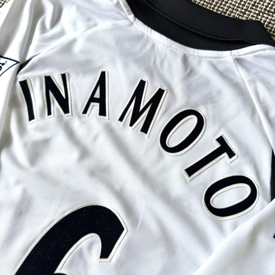 【PLパッチ付き】稲本潤一 ＃６ フルハム ０２／０３（H）adidas