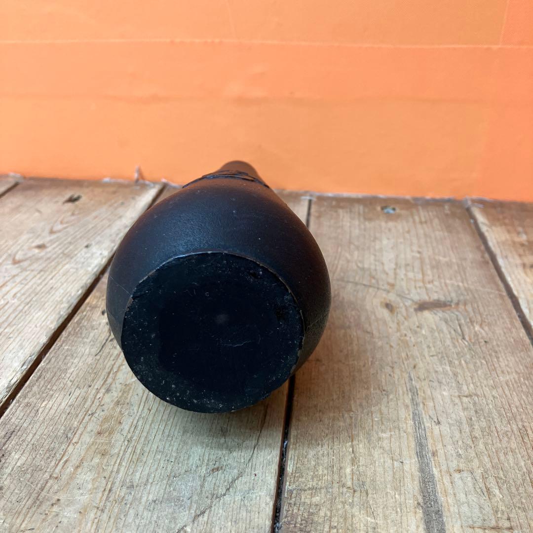 C-壁 南部鉄器 鋳物花瓶 一輪挿し 華道 茶道 茶道具 華道具 寿 古道具