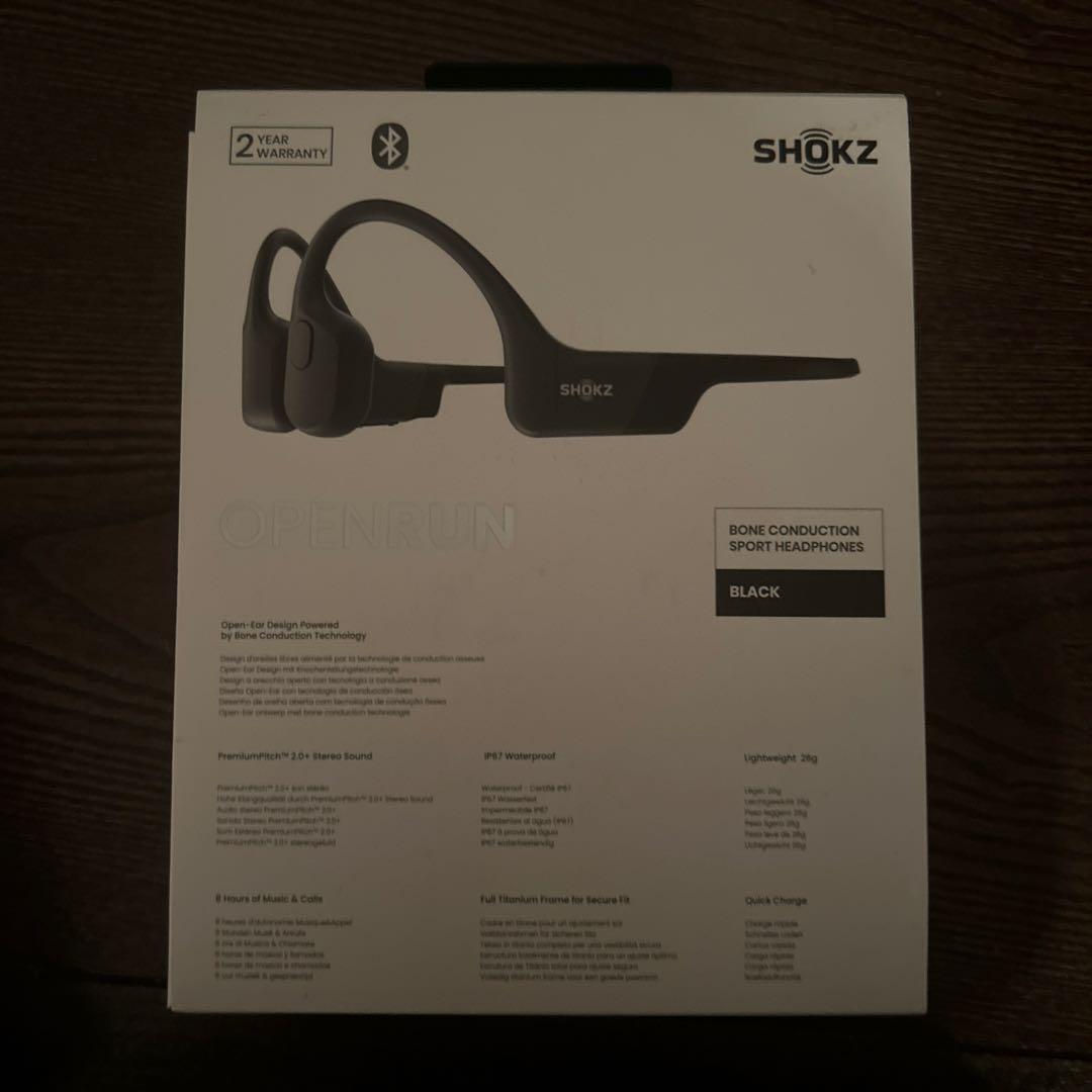 Shokz OPENRUN 骨伝導イヤホン
