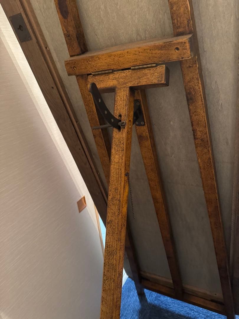 高級　特大姿見　鏡　ビッグミラー　全身鏡　イーゼル　2点セット　ブティック　店舗