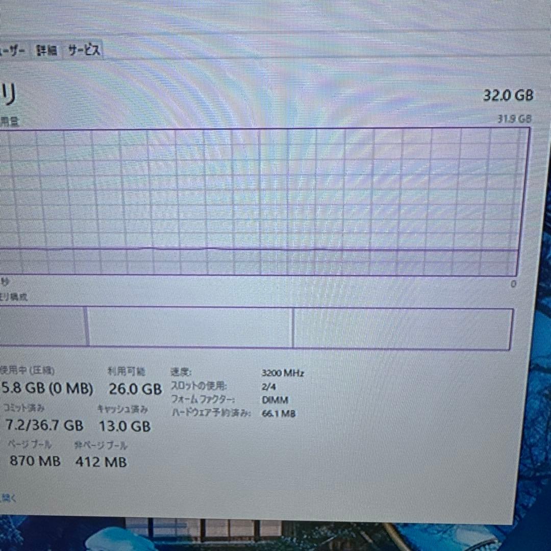 AMD Ryzen7 3800X メモリ32GB Radeon RX5700XT