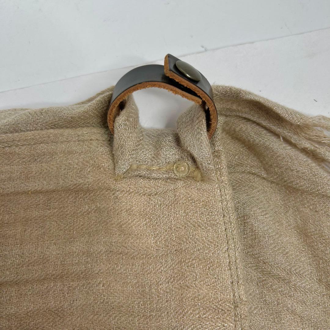 【極美品✨️】エバゴス カゴバッグ ハンドバッグ 被せ付き