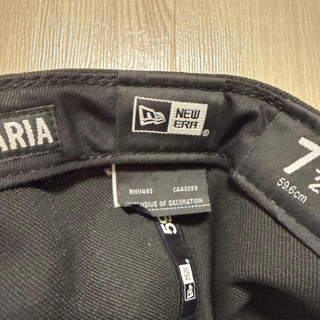 new era　Wacko Maria 黒キャップ 7 1/2