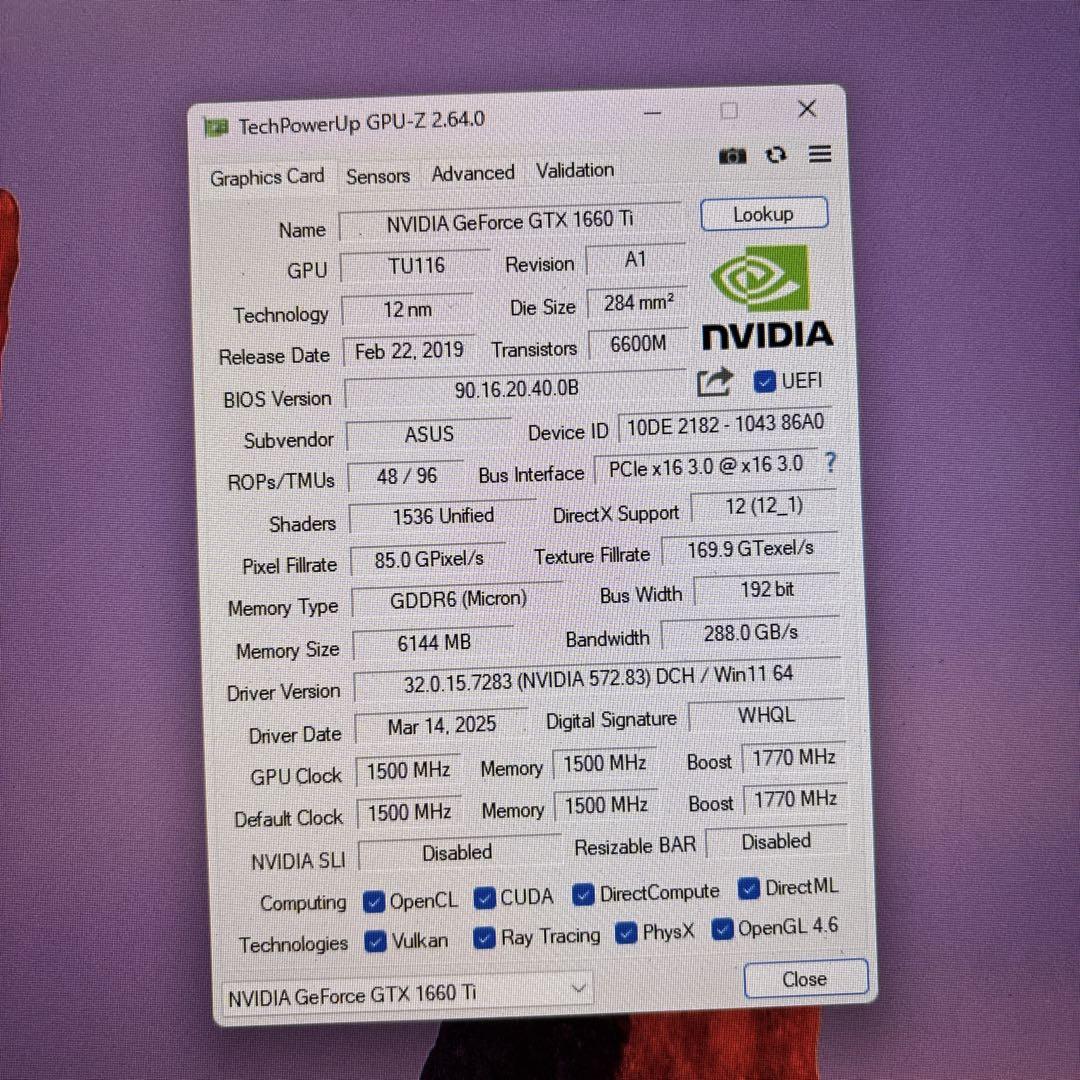 yun様PC/Core i5-9400F/16G/GTX1660Ti