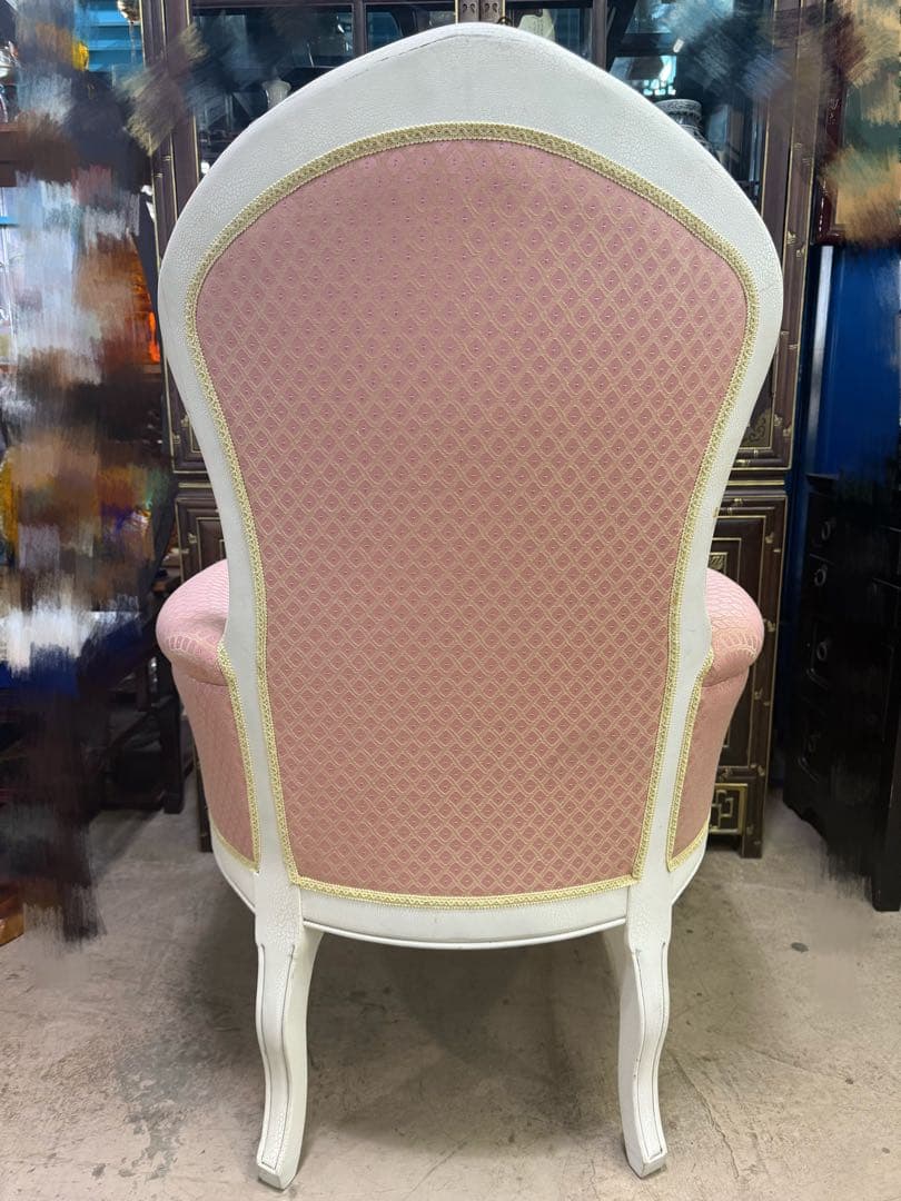 クラシック ピンク プリ ンセスチェア 椅子