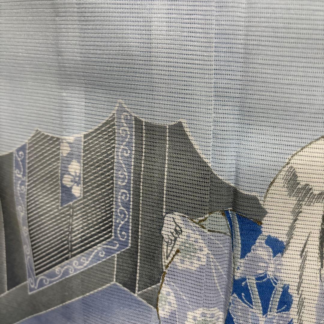 み*こ様 化繊　絽　訪問着　フルセット　4点　未使用近い　美品