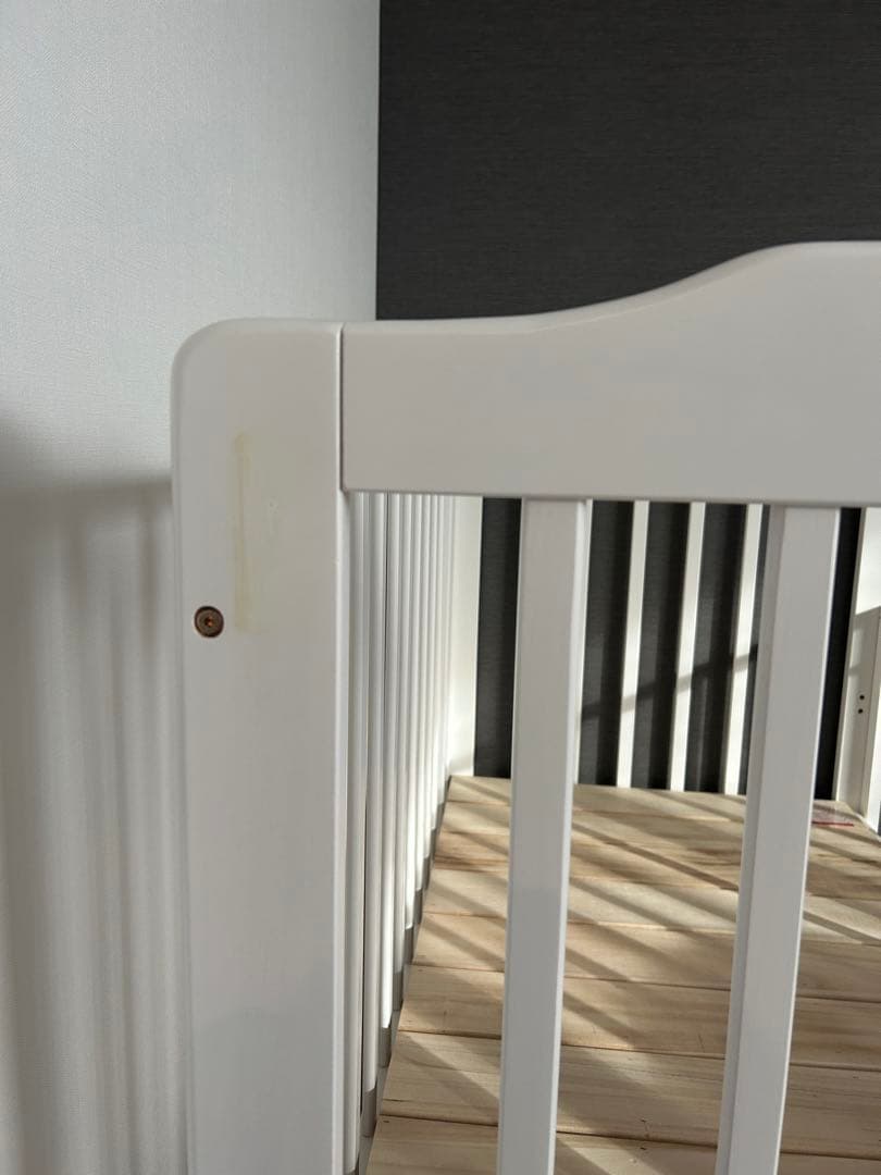 【送料込】カトージ　ハイシートベビーベッドⅡ レギュラー　すのこ床板　収納付き