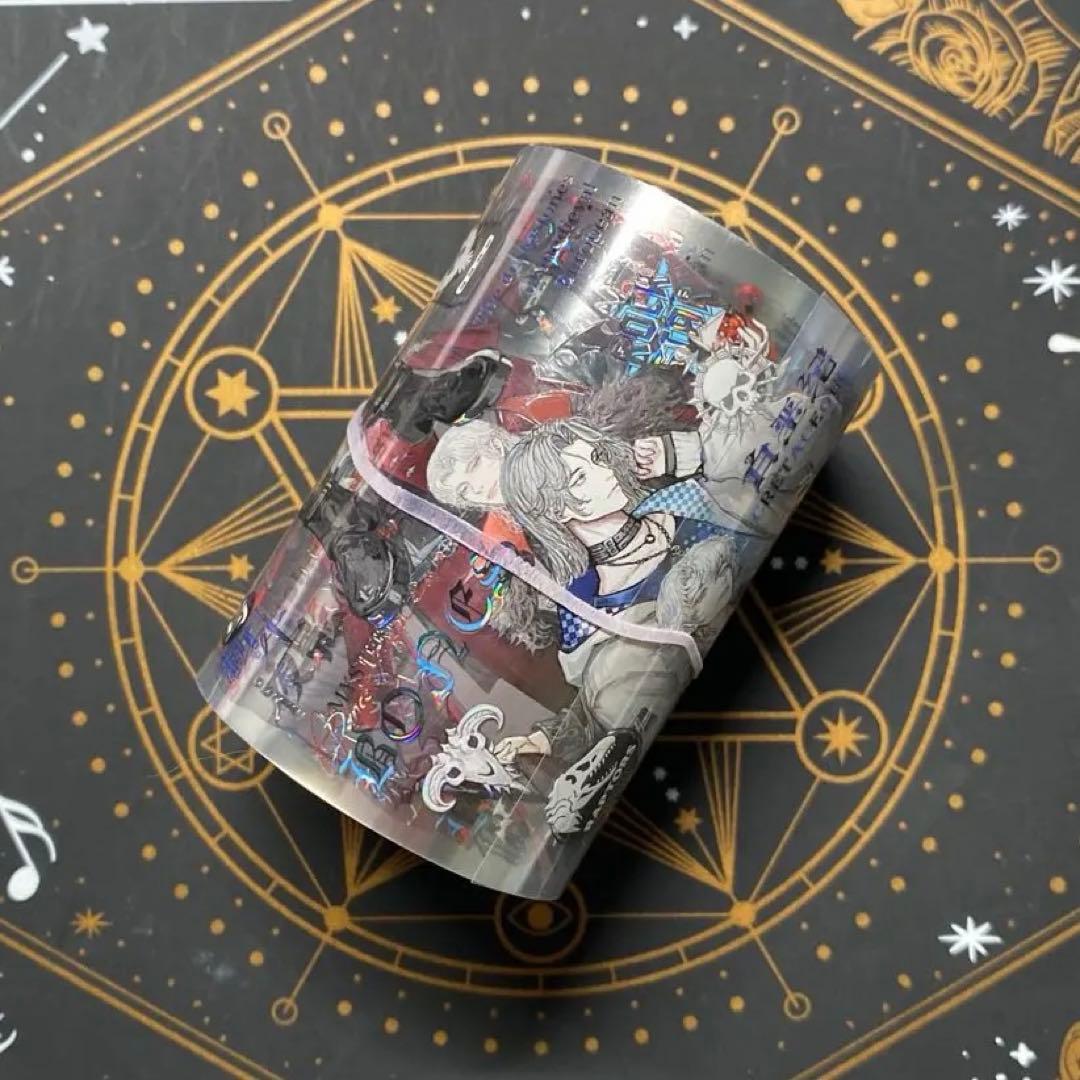 【9237】海外　マステ　中古巻　貝殻光マスキングテープ　人物系　男子　残量多め