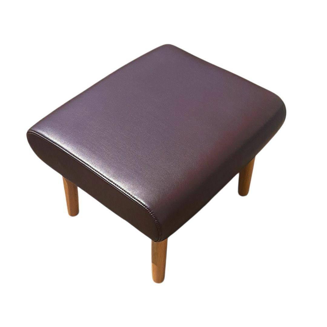 【極美品】浜本工芸 スツール 4000 DA オットマン オーク