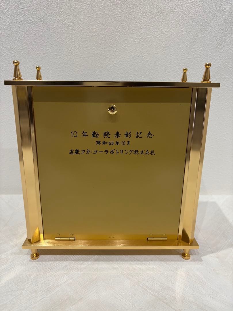 SEIKO ゴールド クォーツ 置時計　希少品！新品未使用！