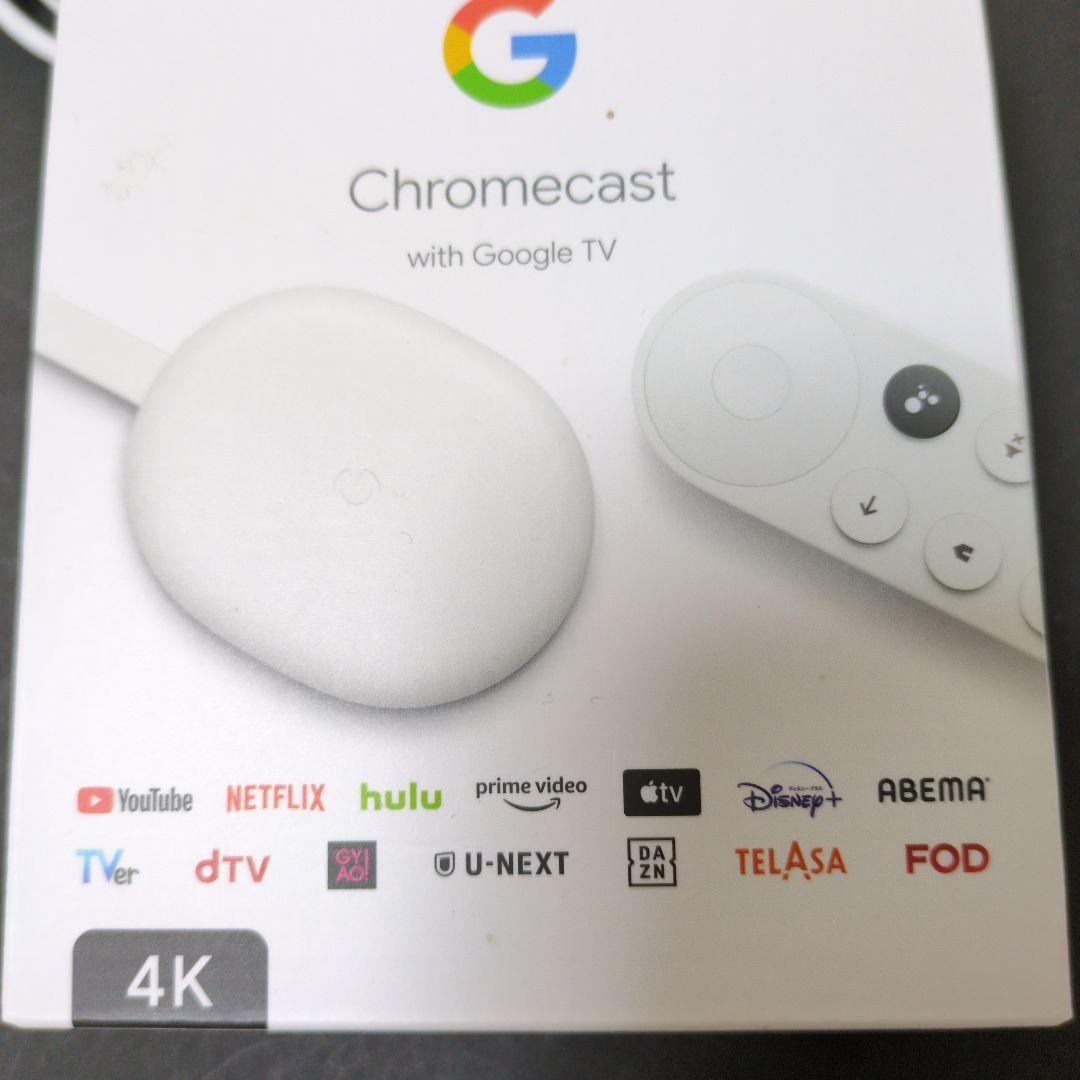 chromecast with Google TV 4k 未使用