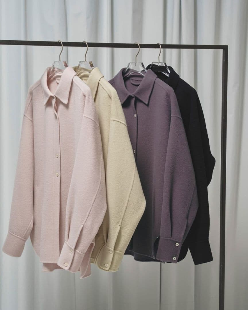 のんたん様 TODAYFUL Wool Shirts Jacket ピンク 36
