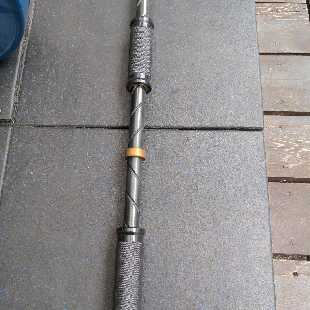 オリンピックシャフト　220cm　 可動グリップ付　引き取り限定