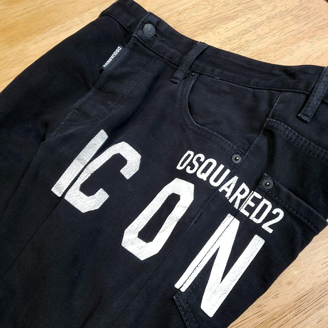 【希少48、7.5万】DSQUARED2 名作 フロントICON SKATER
