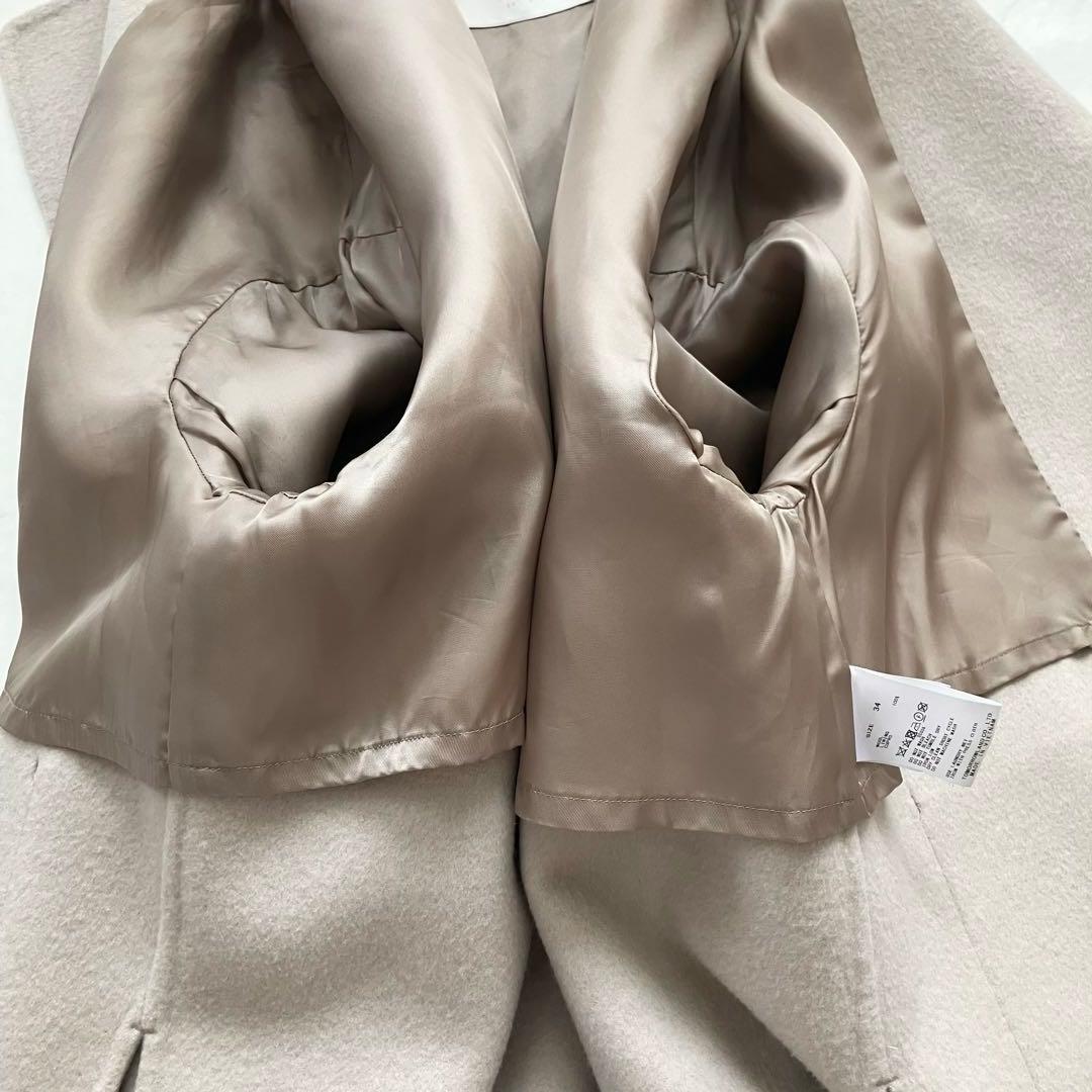 Ballsey プレミアムウールリバー ショートコート　ボールジィ　ベージュ　S