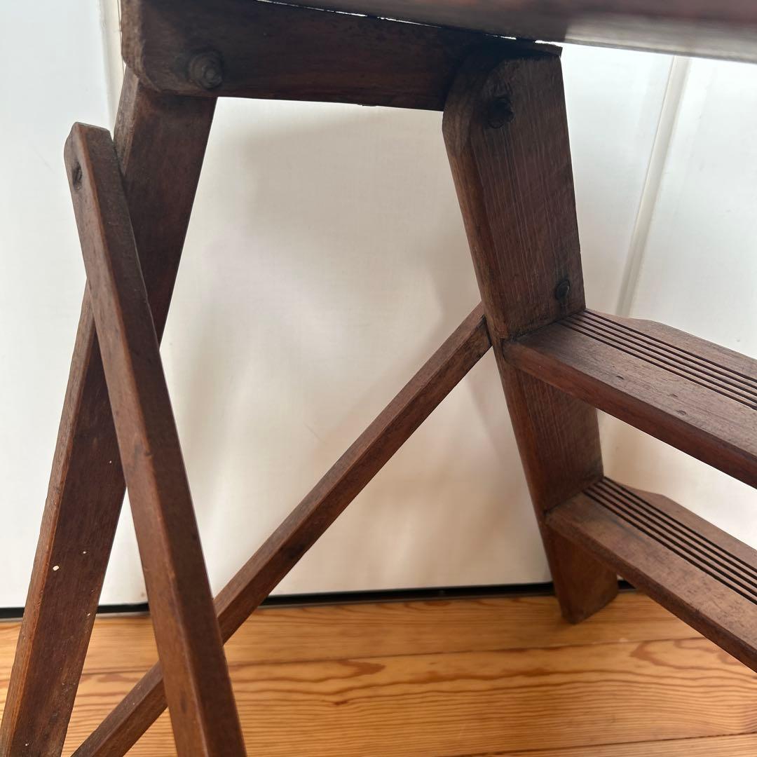 アンティーク　ステップラダー