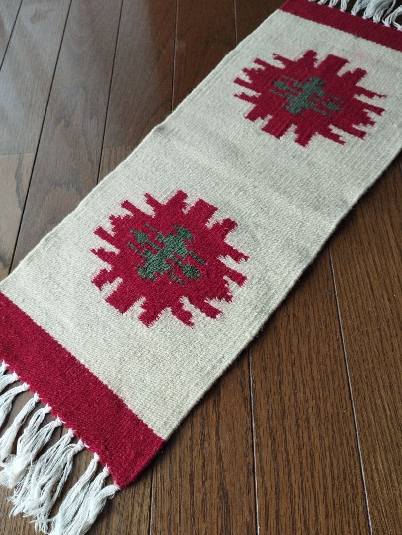 モロッコ　オールドミニラグ　トライバル　ビンテージ