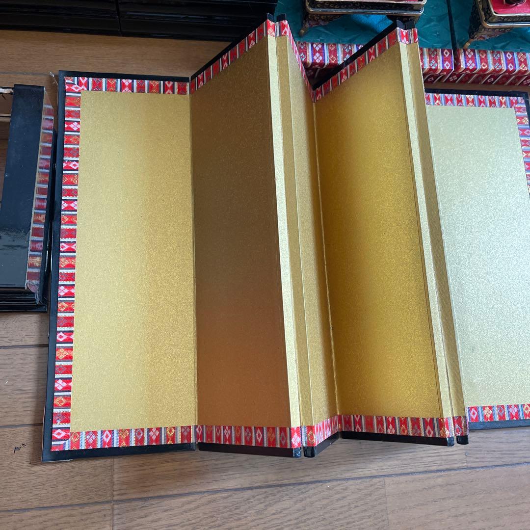 ひな祭り飾りセット 木製 漆塗り