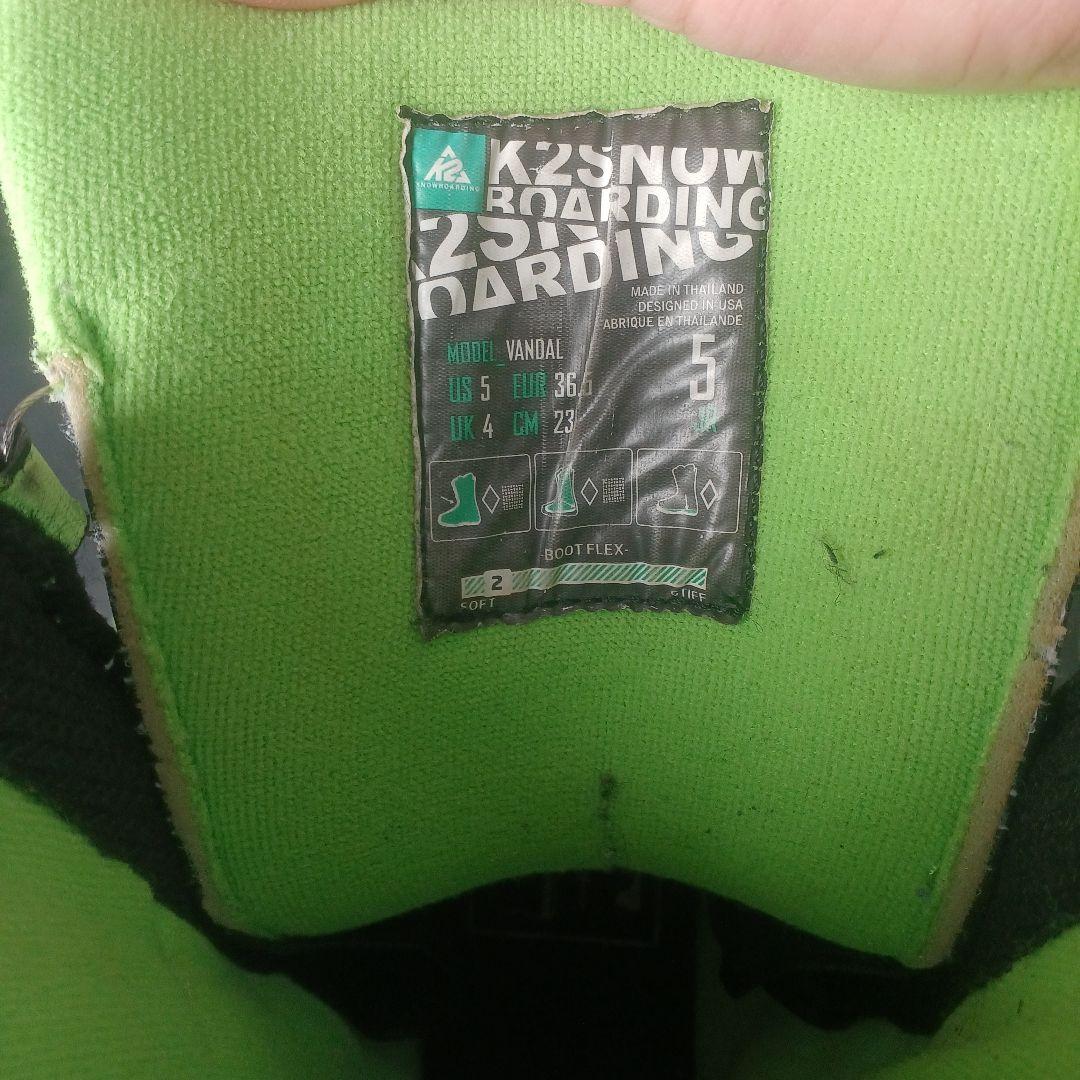 子供用 スノーボード セット 23cm K2 手渡し可能