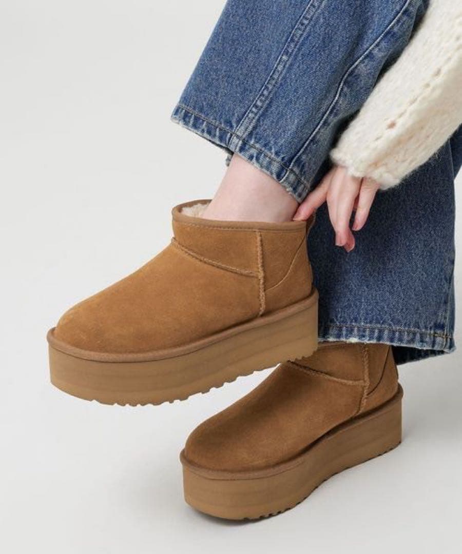 【正規品】UGG クラシック ウルトラ ミニ プラットフォーム　24