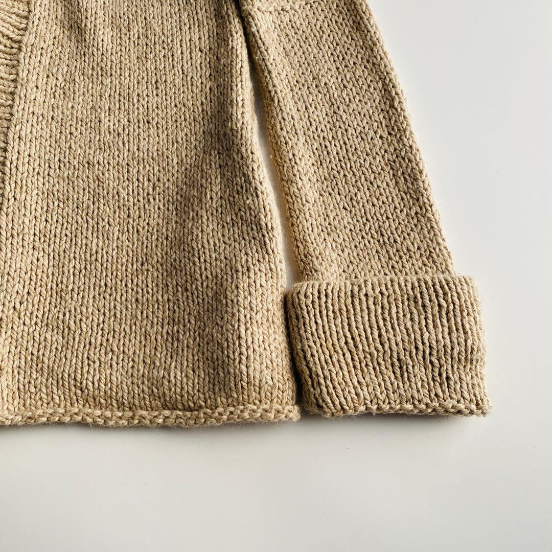 高級素材Y's ワイズ ニットカーディガン アンゴラ 絹 キャメル ヨージ