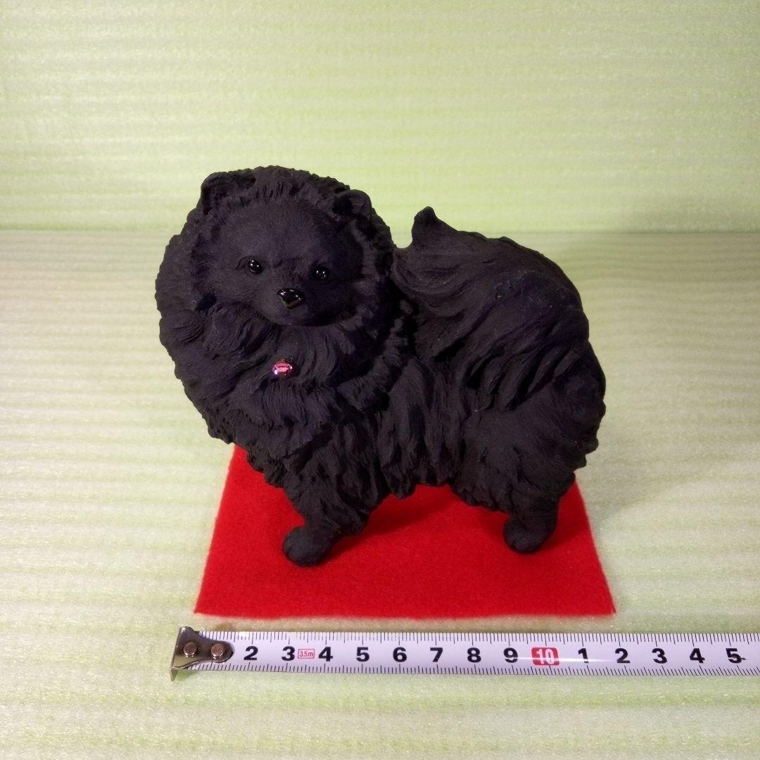 ポメラニアン　黒　ブラック　ブラックポメラニアン　レア　フィギュア