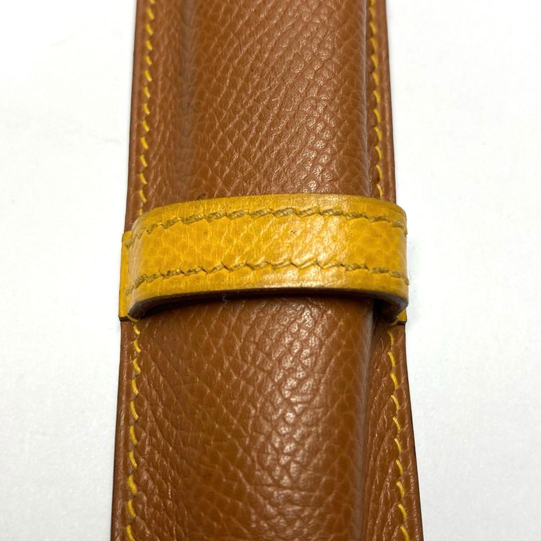 HERMES エルメス　ペンケース　クシュベル　刻印