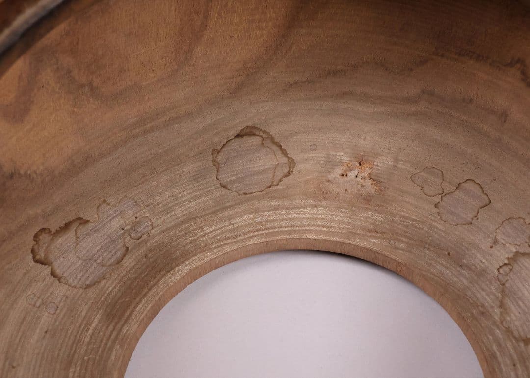 尺参 桐火鉢 金蒔絵 螺鈿細工 幅38.8cm 桐紋 菊 草花 扇面【MB31】