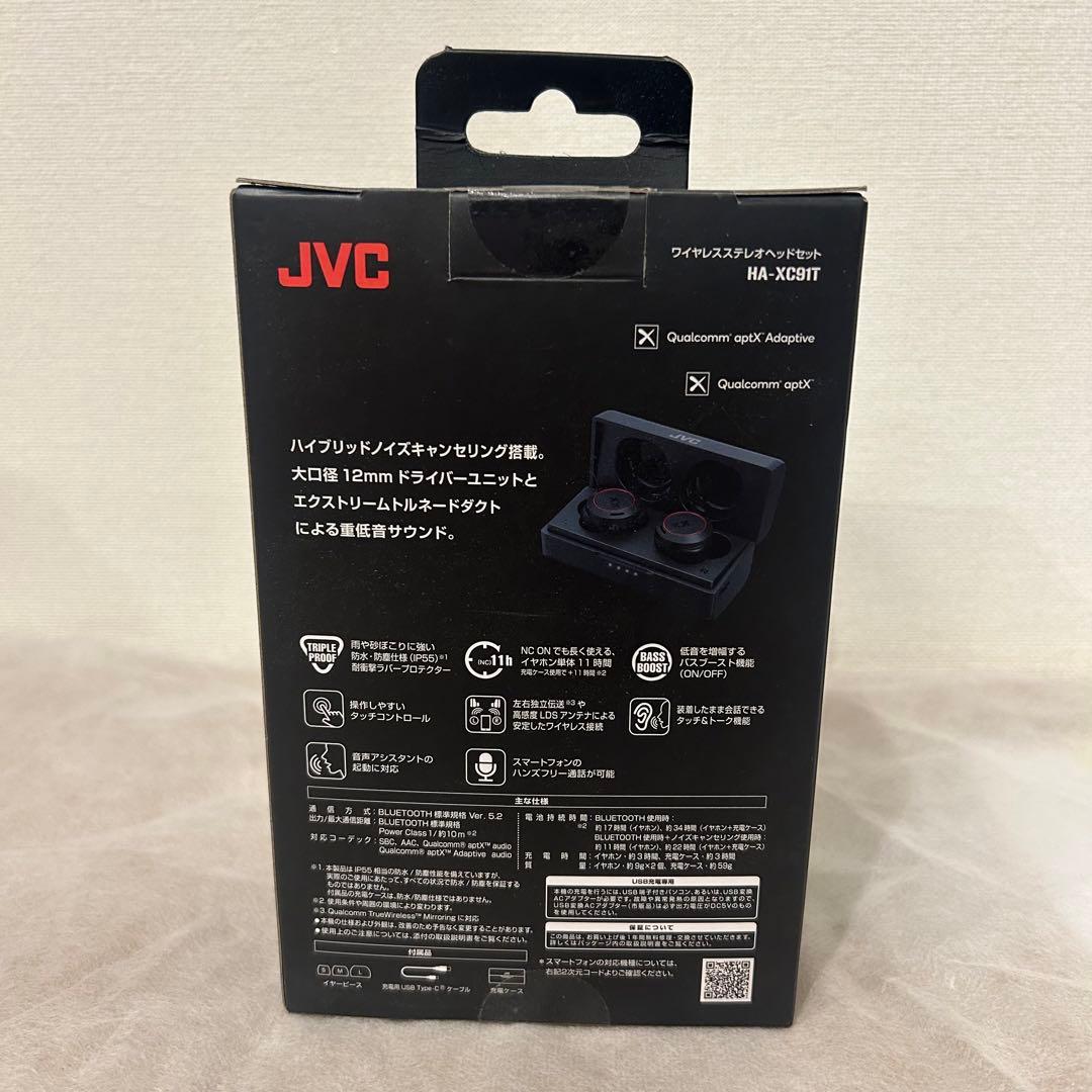 JVC ワイヤレス ノイズキャンセリングイヤホン HA-XC91T