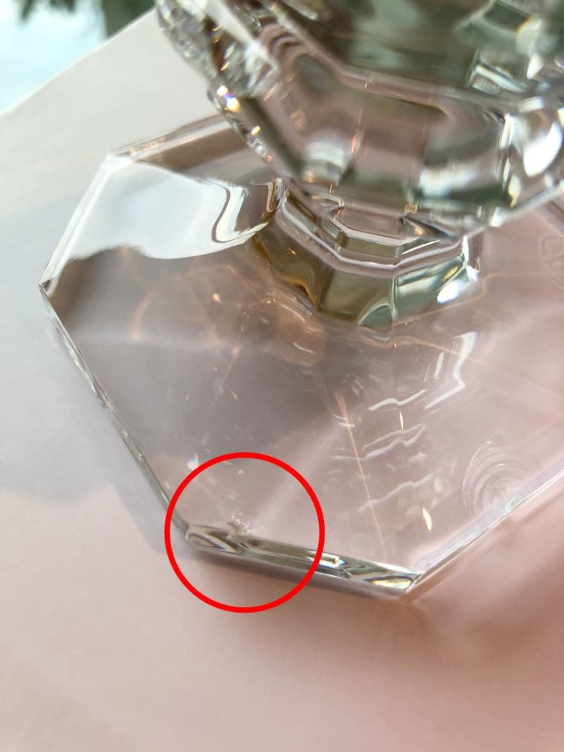 アンティークバカラ　ブジョワール　燭台　4個セット