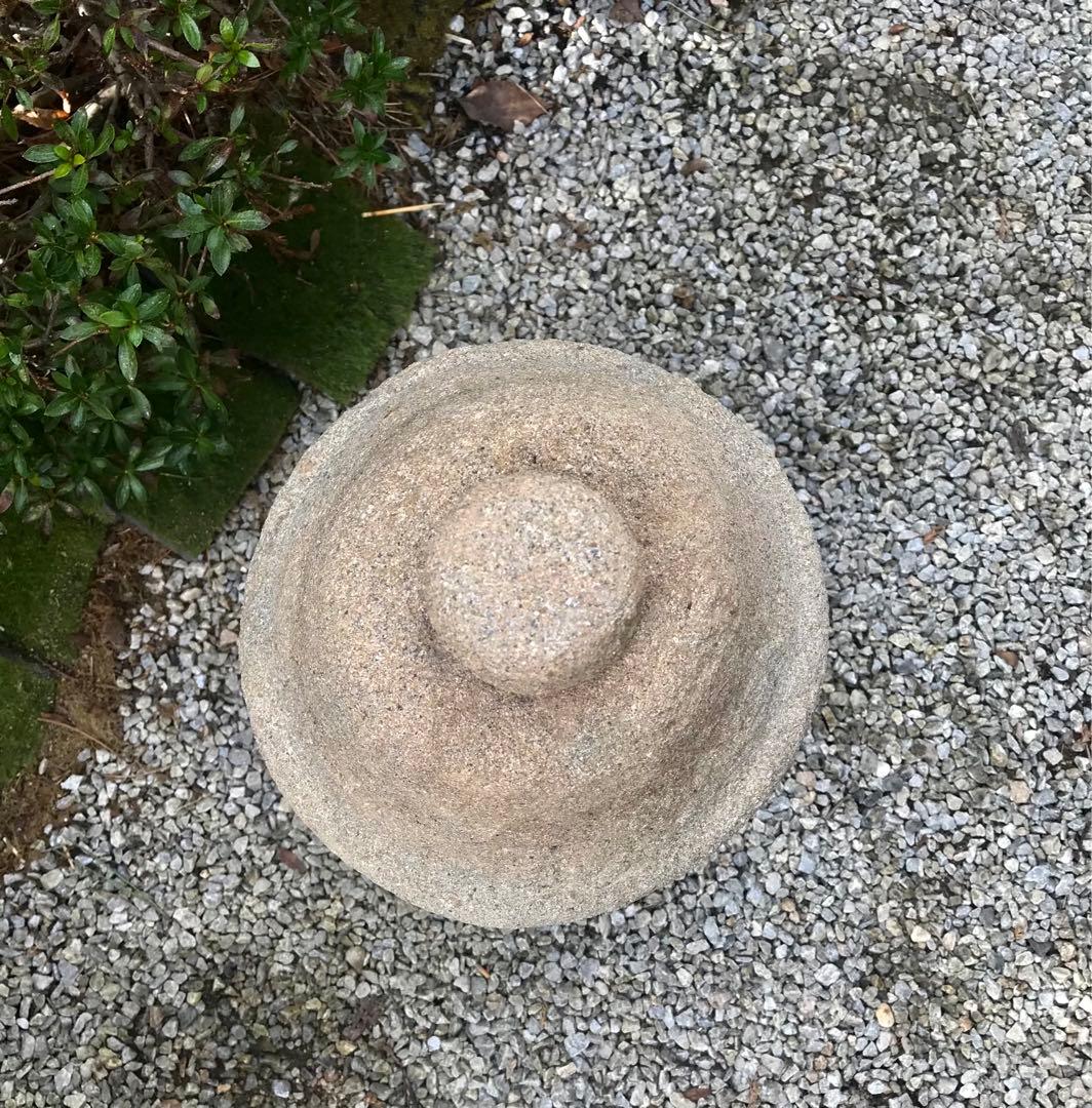 【天然自然石・石灯篭・坪庭灯篭・露地庭灯篭・足元照らし灯篭】庭石オブジェ置物箱庭