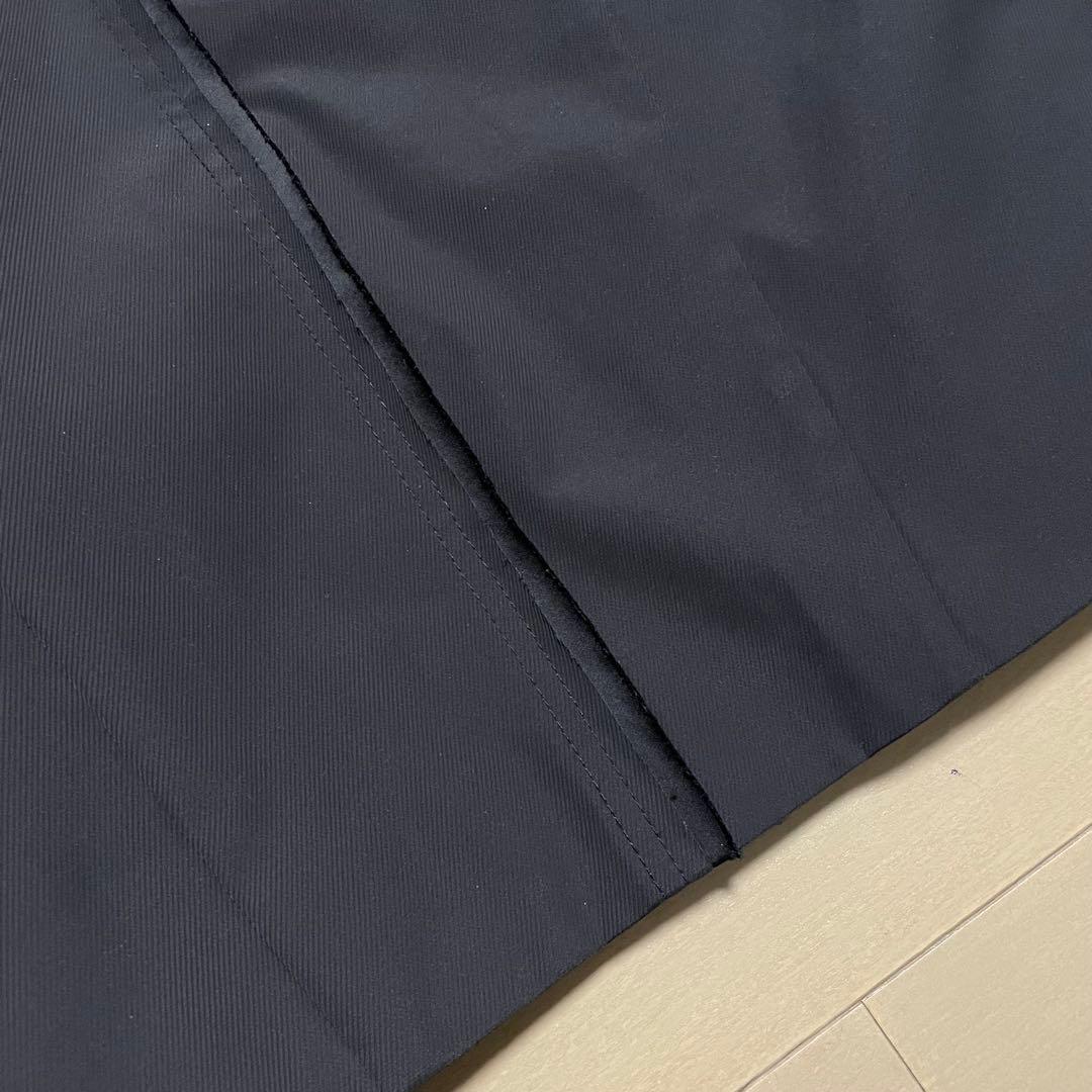 最終価格 希少 超美品■C2H4■異素材 切替 パフ デザインコート 黒