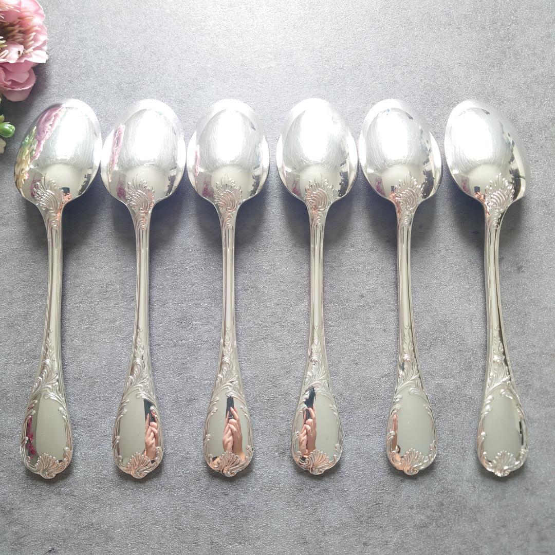 希少 美品 クリストフル マルリー スタンダードスプーン 6点