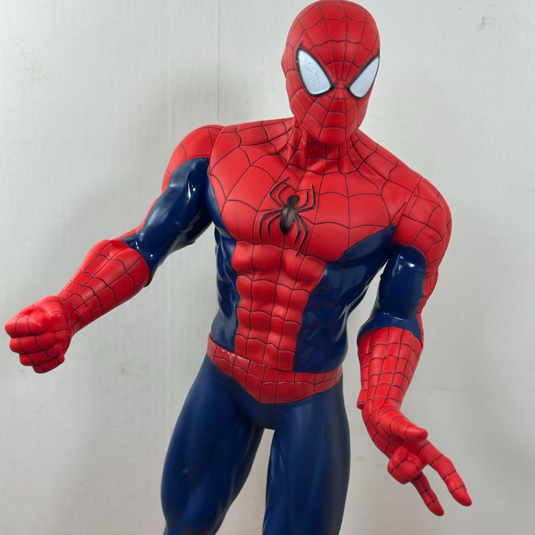 スパイダーマン80cm特大ソフビ フィギュア(訳あり)