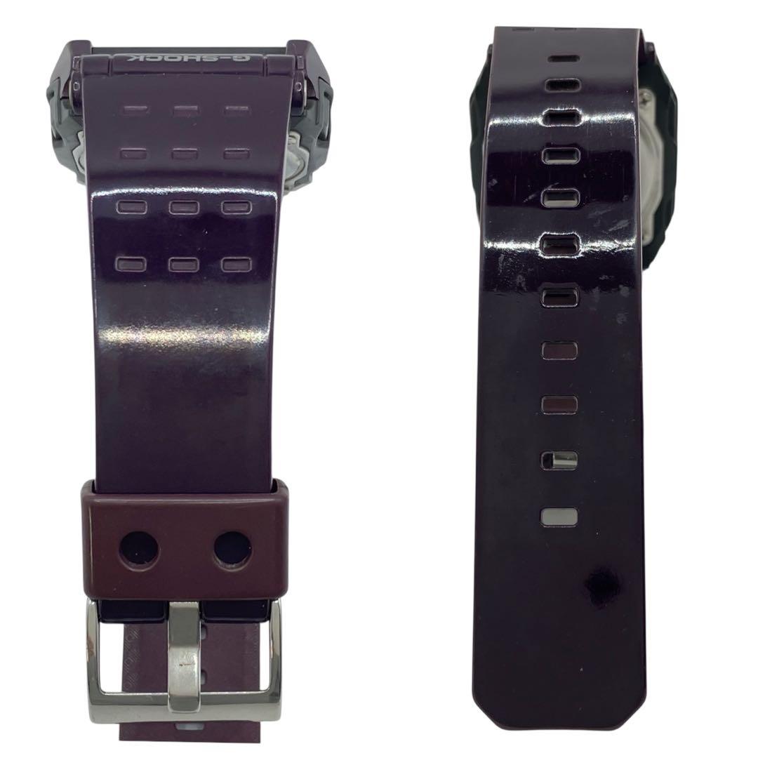 【稼働品】 G-SHOCK 腕時計 G-8100 デジタル スクエア パープル