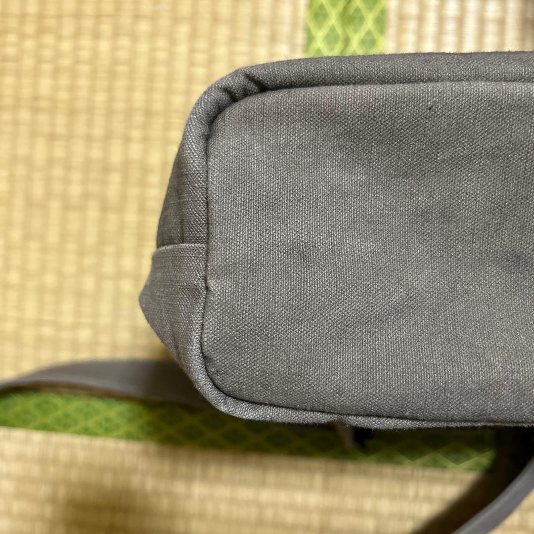 香久山鞄 赤さび染め帆布 タケノコショルダー