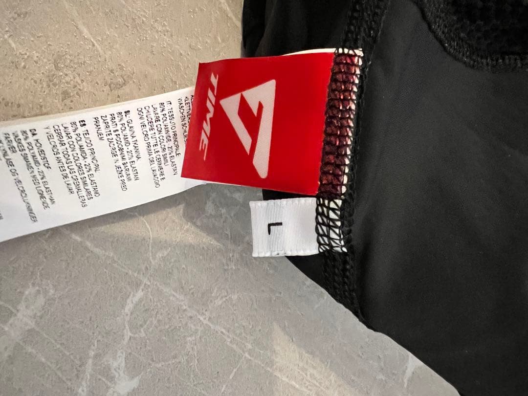 TIME サイクルジャージ ネイビー & ビブショーツ ブラック　上下セット