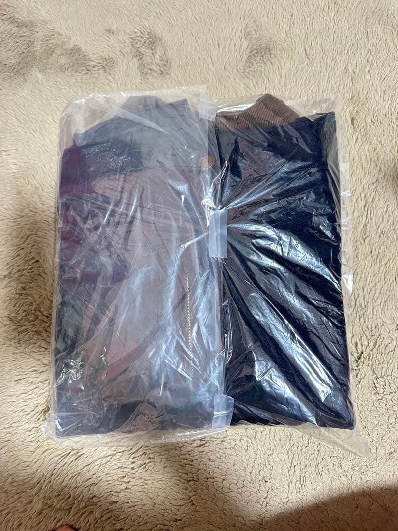 IRON HEART コーデュロイ襟 セーター L ダークネイビー