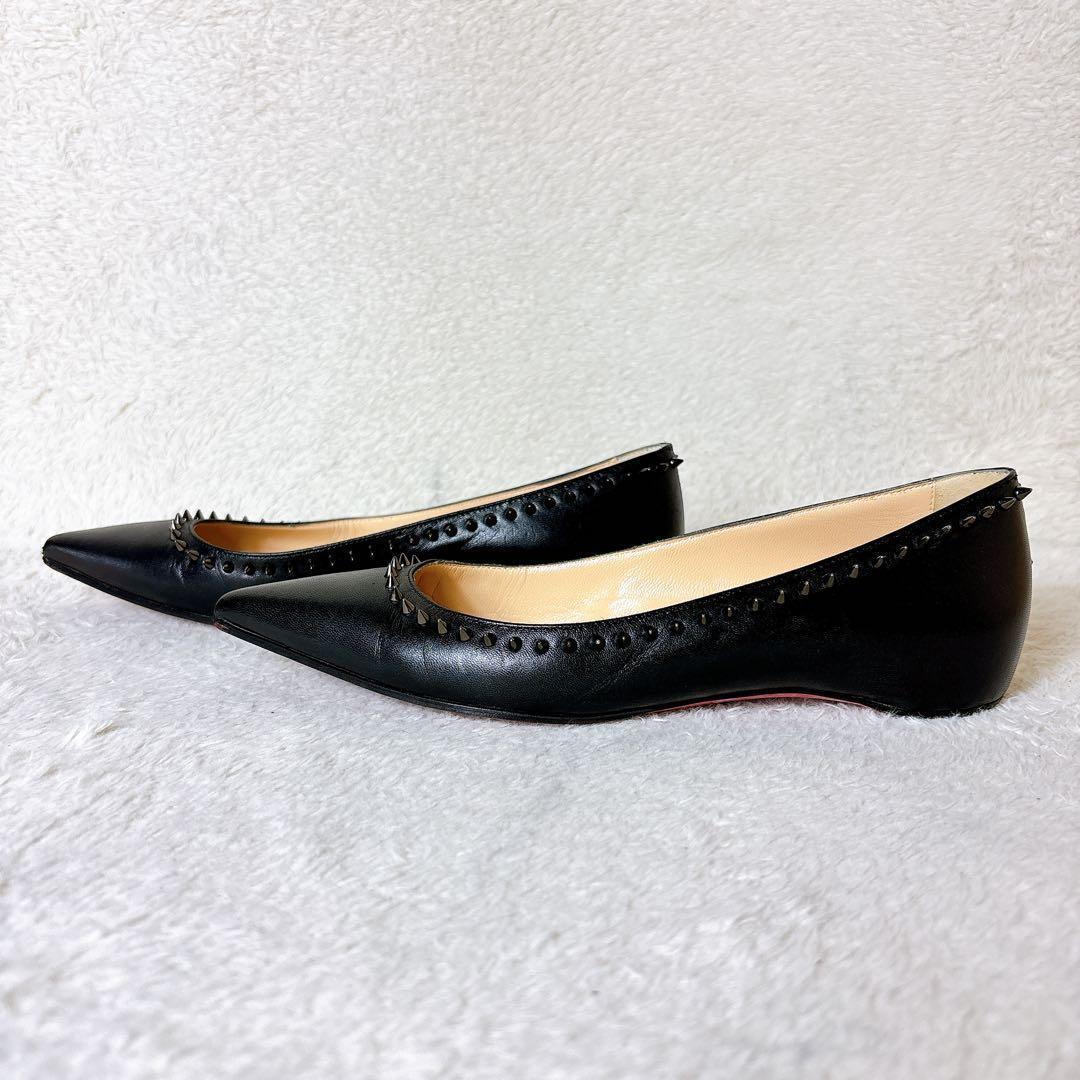 Christian Louboutin スタッズ フラット パンプス シューズ