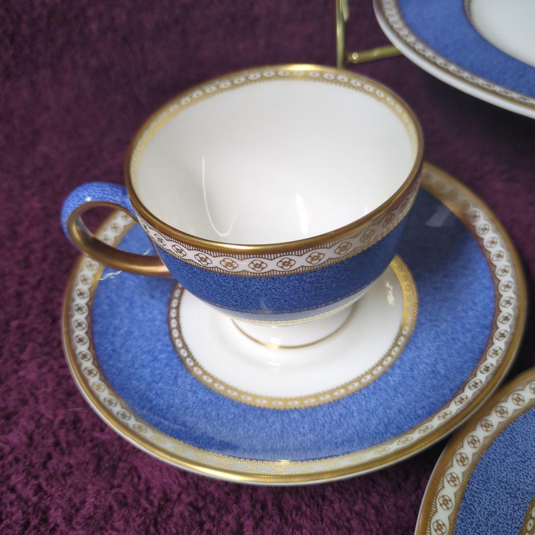 ウェッジウッド　ユーランダー　カップ＆ソーサー　プレート　プレートスタンド