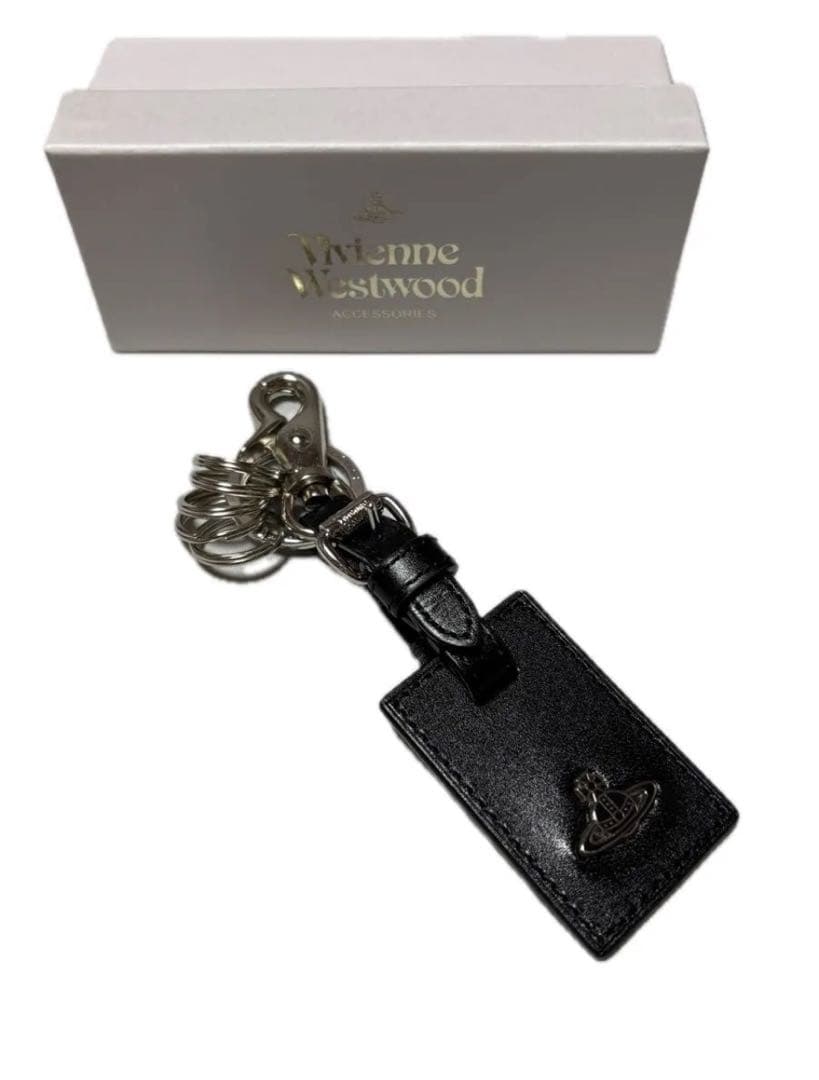 新品ヴィヴィアンウエストウッド ★キーリング キーホルダー ブラック